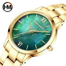 Hannah Martin New Arrival 1221 High Quality Ladies Quartz Watch Shell Pearl oyster Japan Movement